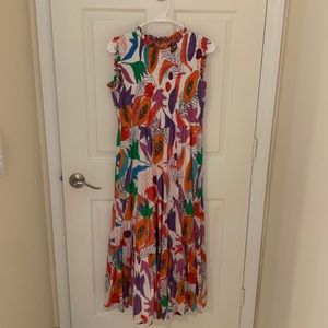 Oliphant Smocked Maxi Dress